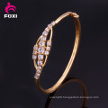 Charming 18k Gold Plated Bracelets Bangles Clear Stone Bangle